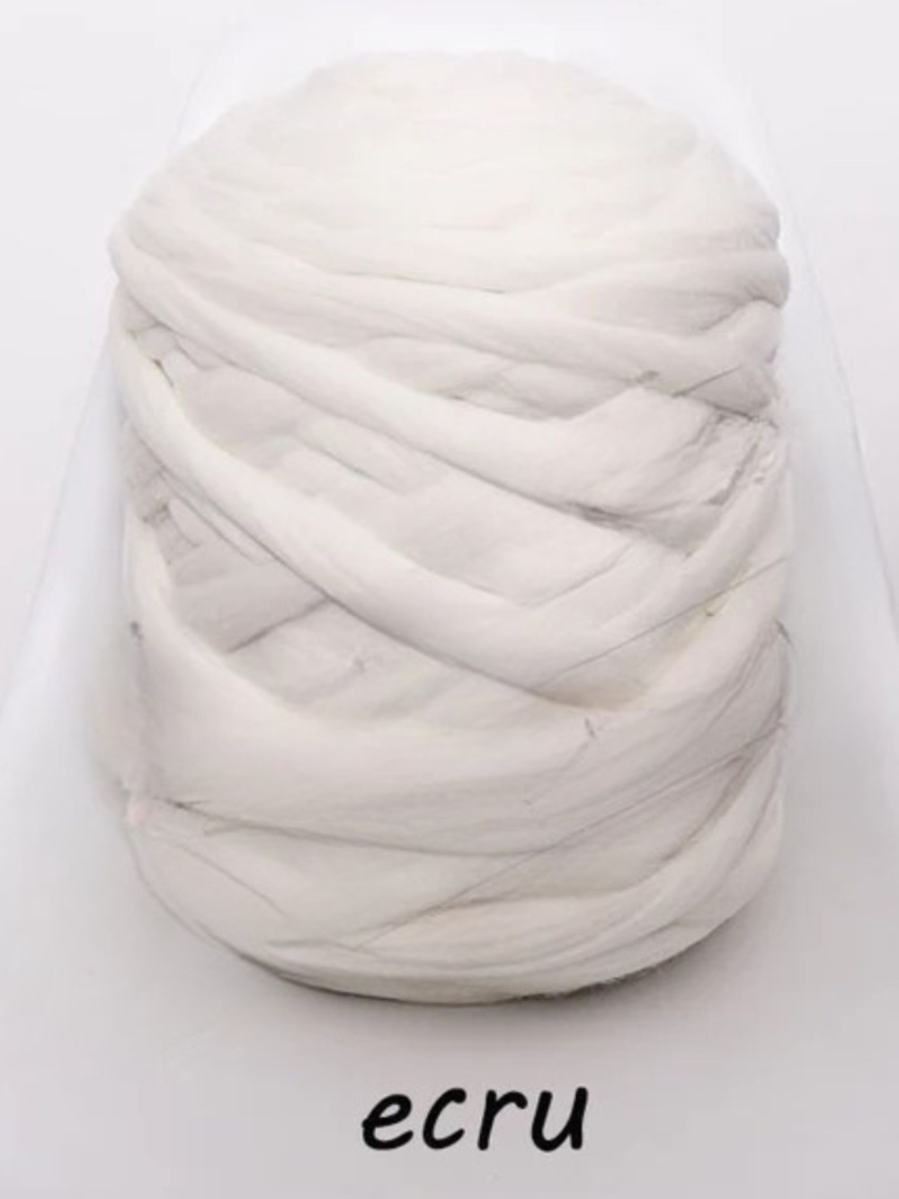 New 10 Pounds of Merino wool roving Super chunky for hand knitting - Ecru
